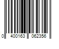 Barcode Image for UPC code 0400163062356