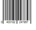 Barcode Image for UPC code 0400182247857