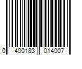 Barcode Image for UPC code 0400183014007