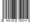 Barcode Image for UPC code 0400188750214