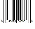 Barcode Image for UPC code 040025540068