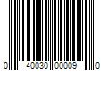 Barcode Image for UPC code 040030000090