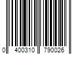 Barcode Image for UPC code 0400310790026