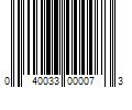 Barcode Image for UPC code 040033000073