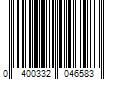 Barcode Image for UPC code 0400332046583