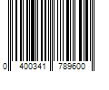 Barcode Image for UPC code 0400341789600