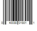 Barcode Image for UPC code 040038018011