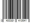 Barcode Image for UPC code 0400381413541