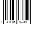 Barcode Image for UPC code 0400381924498