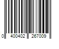 Barcode Image for UPC code 0400402267009