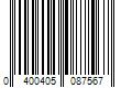 Barcode Image for UPC code 0400405087567