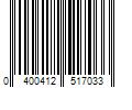 Barcode Image for UPC code 0400412517033