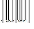 Barcode Image for UPC code 0400412955361