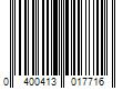 Barcode Image for UPC code 0400413017716