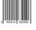 Barcode Image for UPC code 0400414632406