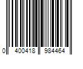 Barcode Image for UPC code 0400418984464