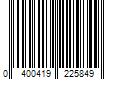 Barcode Image for UPC code 0400419225849