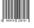 Barcode Image for UPC code 0400419226181