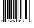 Barcode Image for UPC code 040042434708