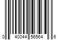 Barcode Image for UPC code 040044565646