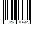 Barcode Image for UPC code 0400456926754