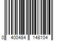 Barcode Image for UPC code 0400484148104