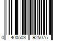 Barcode Image for UPC code 0400503925075