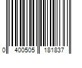 Barcode Image for UPC code 0400505181837