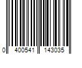 Barcode Image for UPC code 0400541143035