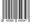 Barcode Image for UPC code 0400551849347