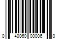 Barcode Image for UPC code 040060000060