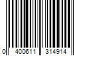 Barcode Image for UPC code 0400611314914