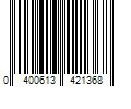 Barcode Image for UPC code 0400613421368