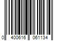 Barcode Image for UPC code 0400616061134