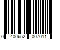 Barcode Image for UPC code 0400652007011