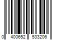 Barcode Image for UPC code 0400652533206