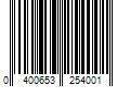 Barcode Image for UPC code 0400653254001