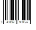 Barcode Image for UPC code 0400660980047