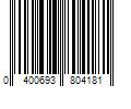 Barcode Image for UPC code 0400693804181