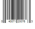 Barcode Image for UPC code 040071200763