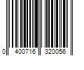 Barcode Image for UPC code 0400716320056