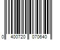 Barcode Image for UPC code 0400720070640