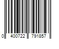 Barcode Image for UPC code 0400722791857