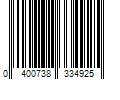 Barcode Image for UPC code 0400738334925