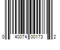 Barcode Image for UPC code 040074001732