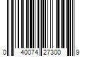 Barcode Image for UPC code 040074273009