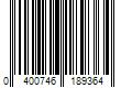 Barcode Image for UPC code 0400746189364