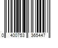 Barcode Image for UPC code 0400753365447