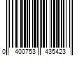 Barcode Image for UPC code 0400753435423