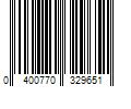 Barcode Image for UPC code 0400770329651